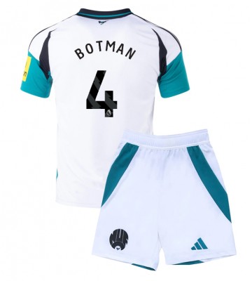 Newcastle United Sven Botman #4 Tercera Equipación Niños 2024-25 Manga Corta (+ Pantalones cortos)